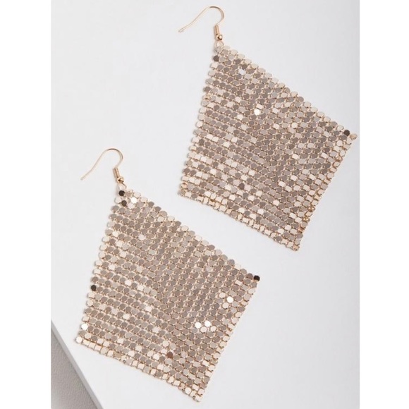 Torrid Mesh Kite Earrings - Picture 4 of 7